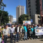 Maestro maestros docentes protesta marcha Carabobo Valencia