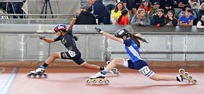 Patinadora venezolana Jessiré Rivas es tricampeona en Francia